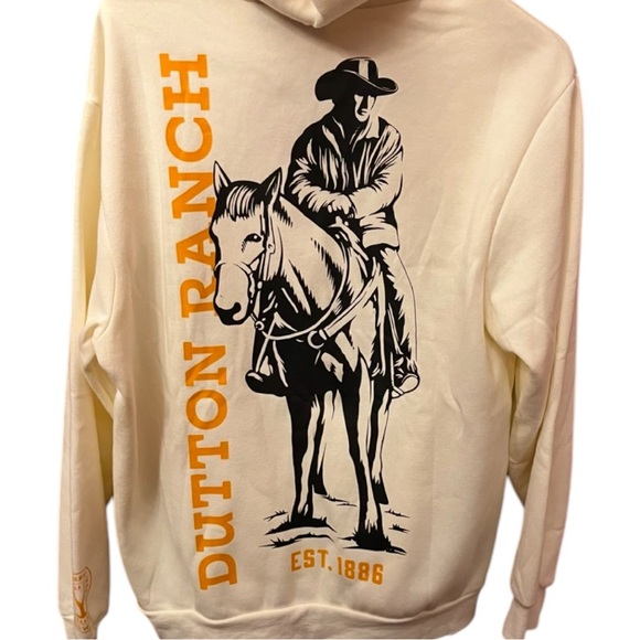 Mens Yellowstone Dutton Ranch Hoodie Yellowstone Sweatshirt Yellowstone Hoodie - Picture 1 of 16